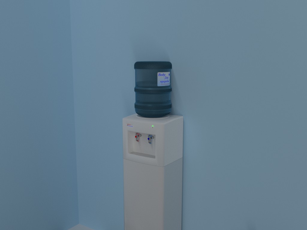 Water cooler and bottle preview image 1